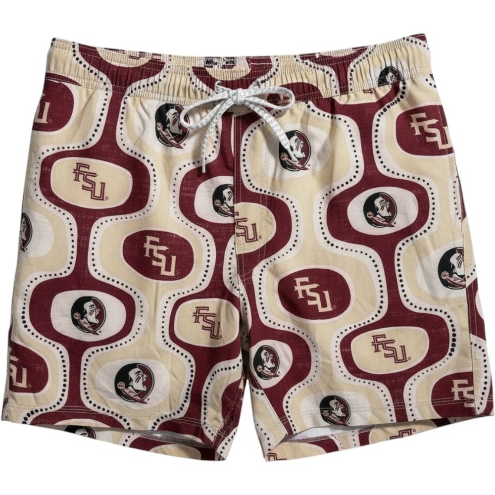 Wes and Willy FSU Florida State Seminoles‎ Swim Shorts Mens Large NEW